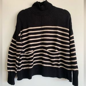 Striped sweater.